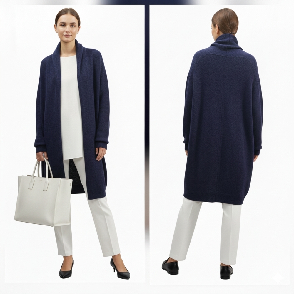 The Row Elado Cashmere & Silk Long Cardigan Size S/M/L/XL - Picture 4 of 11